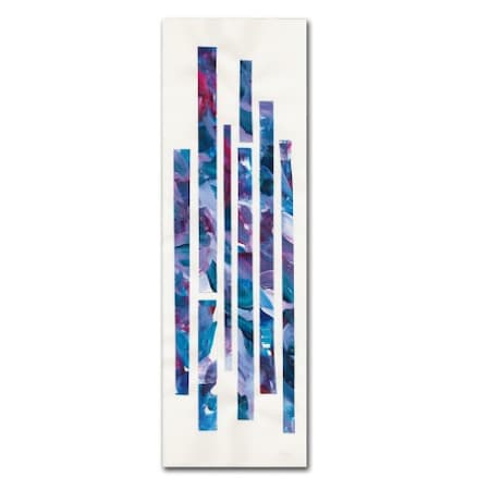 Trademark Fine Art Piper Rhue 'Ribbons of Jewels I' Canvas Art, 6x19 WAP01109-C619GG